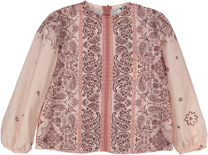 119-BUFFEL TOP-Pink Polished Men's Silk