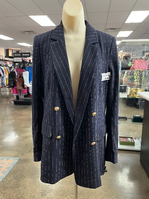 Blazer By H&m In Navy, Size: S Sleek Men's Contemporary 