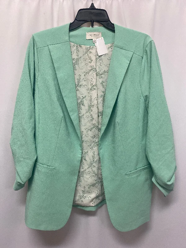 Blazer By Skies Are Blue In Green, Size: 1x Athletic Men's High