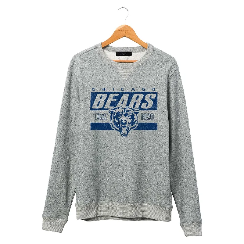 Chicago Bears Vintage Grey Crew Sweatshirt Elegant Men's Cashmere