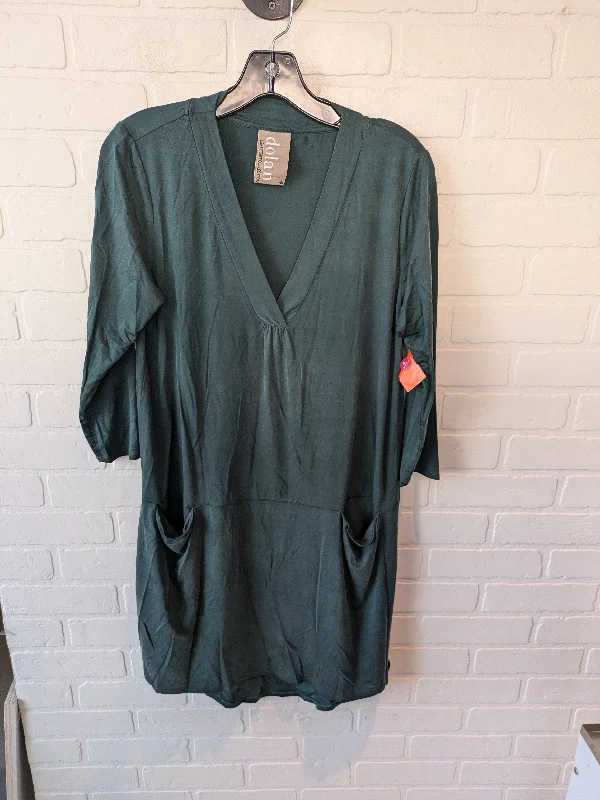 Tunic Long Sleeve By Dolan Left Coast In Green, Size: M Hip Men's Urban