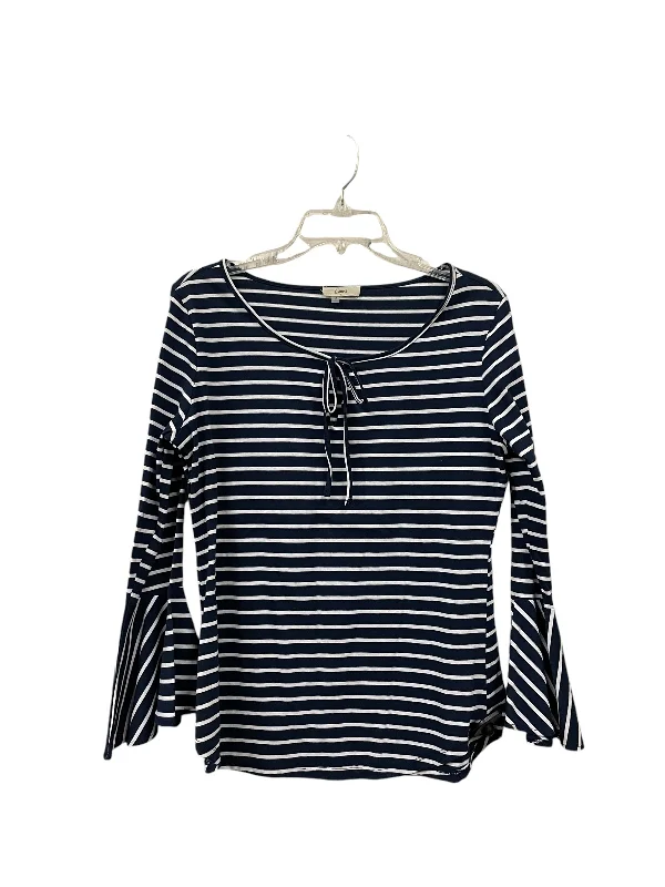 Top Long Sleeve By Clothes Mentor In Striped Pattern, Size: M Edgy Men's Punk