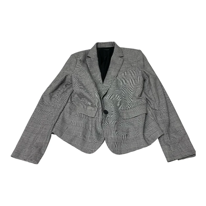 Blazer By Ann Taylor In Black & White, Size: M Trendy Men's Scandinavian