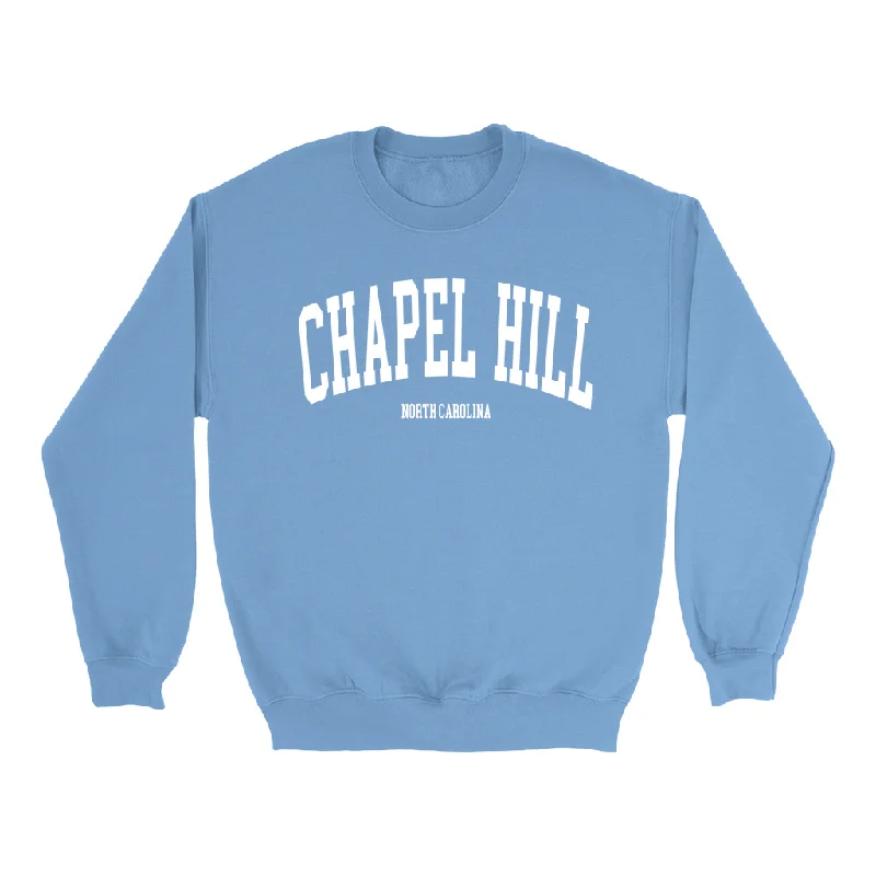 Chapel Hill North Carolina Classic Blue Adult Sweatshirt Cool Men's Skate