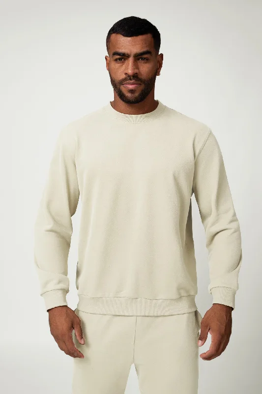 TurboFit Sweatshirt - Cream Confident Men's Power