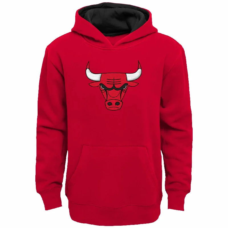 Chicago Bulls Youth Prime Pullover Hooded Sweatshirt Dynamic Men's Moto