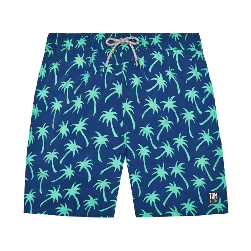 Navy & Spring Green Palms Hip Men's Urban