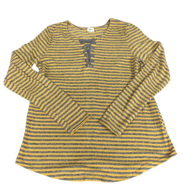 Top Long Sleeve By Bke In Yellow, Size: L Classic Men's Pin