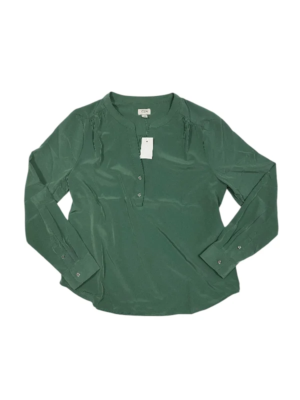 Top Long Sleeve By J. Crew In Green, Size: M Tough Men's Tactical