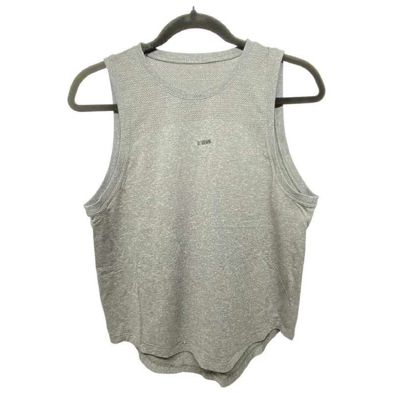 Athletic Tank Top By Gym Shark In Grey, Size: S Beach