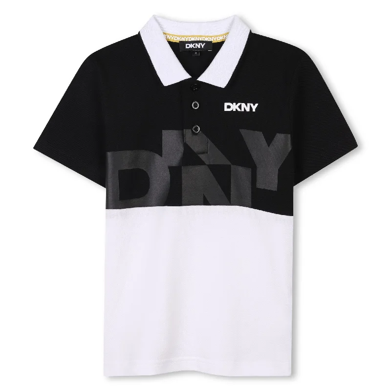 D62236-BOYS POLO SHIRT-Black Confident Men's Power