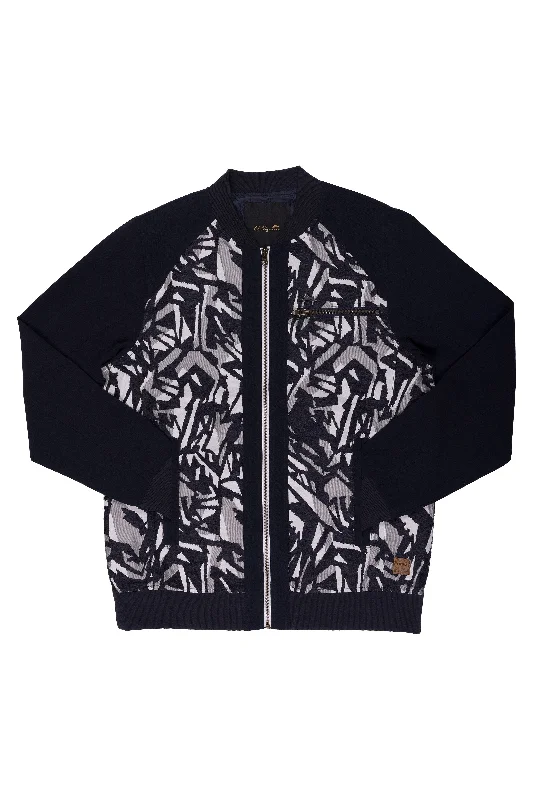 Sam | Men's Jacquard Woven Bomber Casual Men's Short