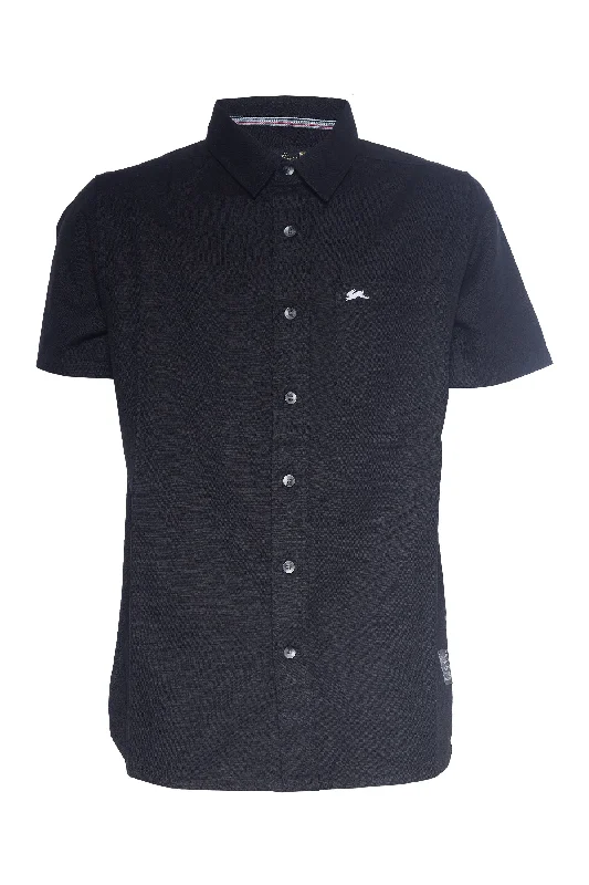 Liam | Linen Shirt Sleek Men's Metallic