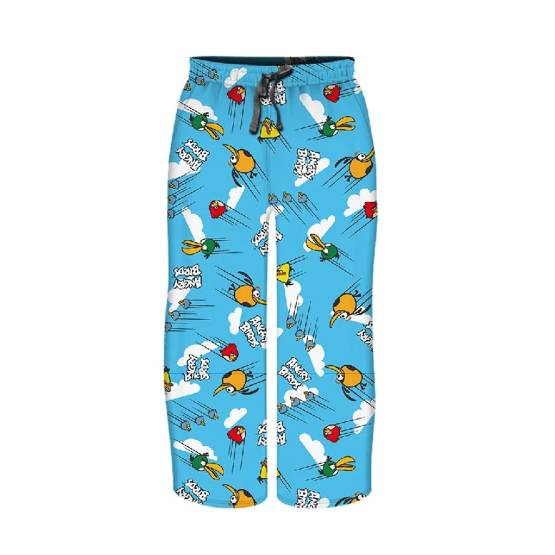 CRAZYLOUNGE Angry Birds Flying Pajamas & Loungewear Preppy Men's College