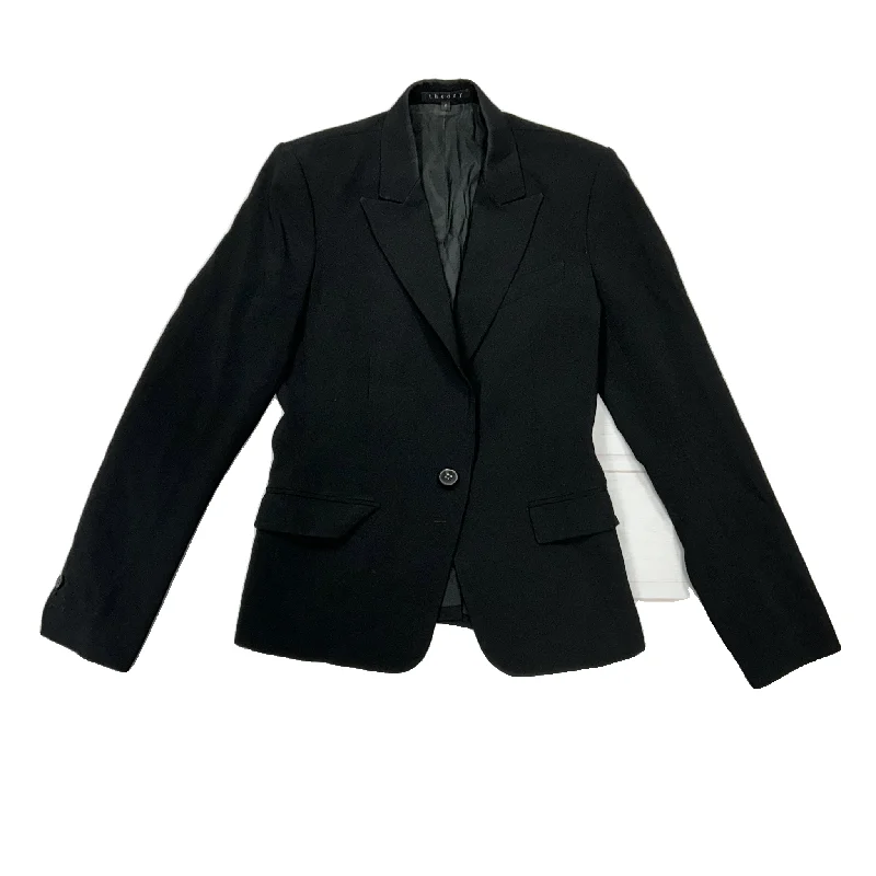 Blazer By Theory In Black, Size: Xs Youthful Men's Pop