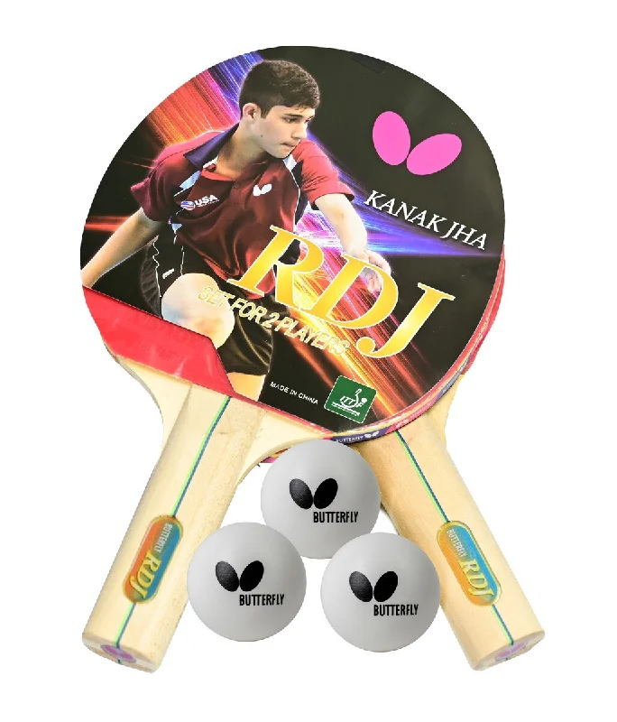 Butterfly RDJ TTN Table Tennis Bat Set Street