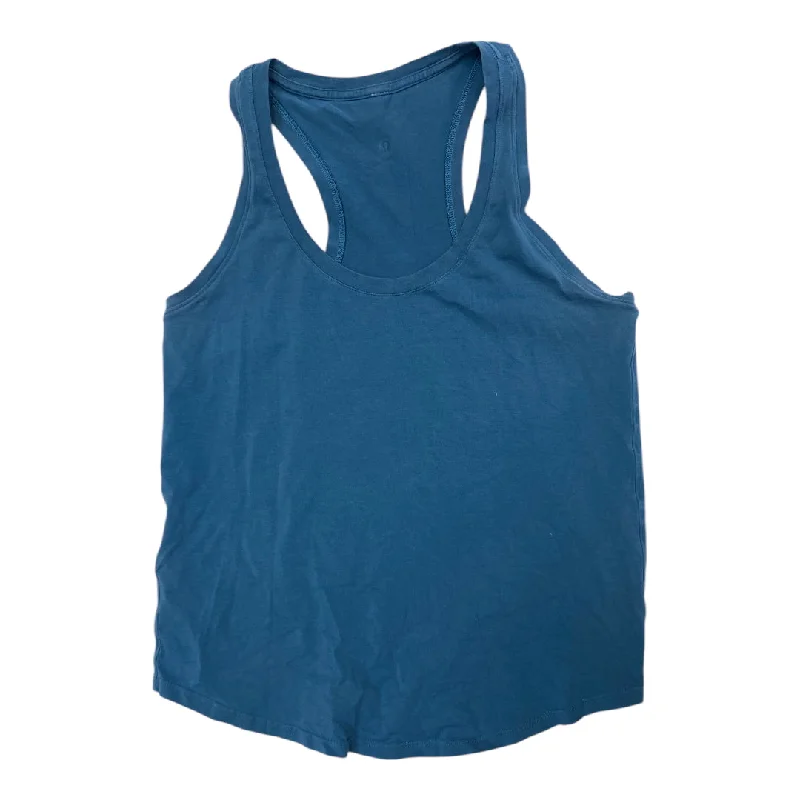 Athletic Tank Top By Lululemon In Blue, Size:M Practical Men's Quick