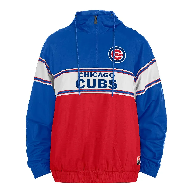 Chicago Cubs Bullseye Tri-Color Hooded Windbreaker Sharp Men's Italian