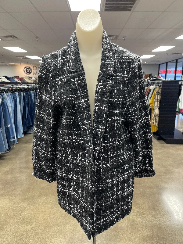 Blazer By Nanette By Nanette Lepore In Black & White, Size: L British Gentleman Style