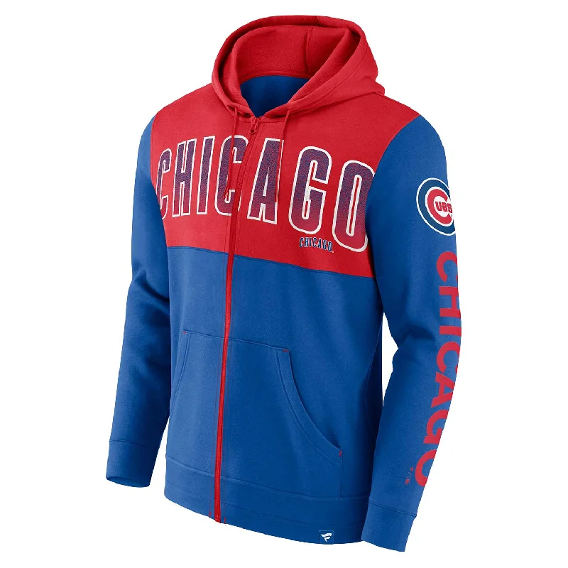 Chicago Cubs Fundamentals Full-Zip Hooded Sweatshirt Traditional Men's Country