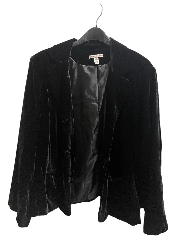 Blazer By Jm Collections In Black, Size: 3x Bold Men's Animal