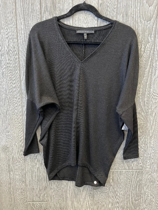 Top Long Sleeve By White House Black Market In Black, Size: Xs Refined Men's Hand