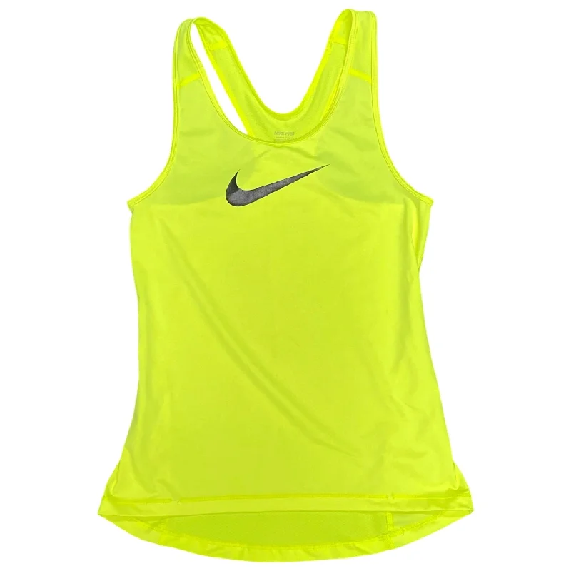 Athletic Tank Top By Nike In Yellow, Size: S Cozy Men's Winter