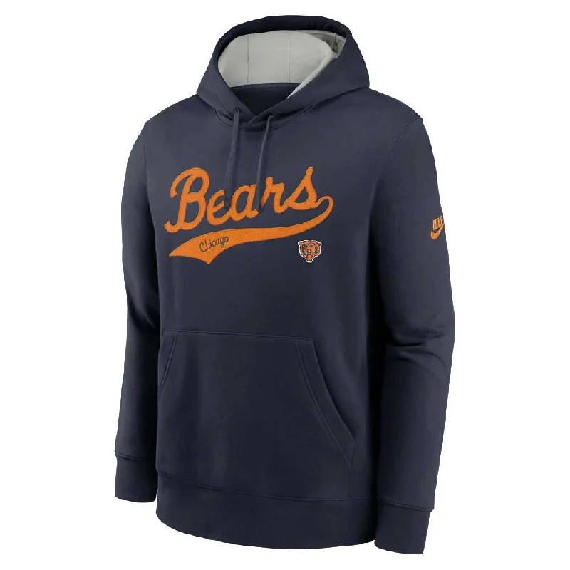 Chicago Bears Nike Rewind Club Hooded Sweatshirt Earthy Men's Hemp