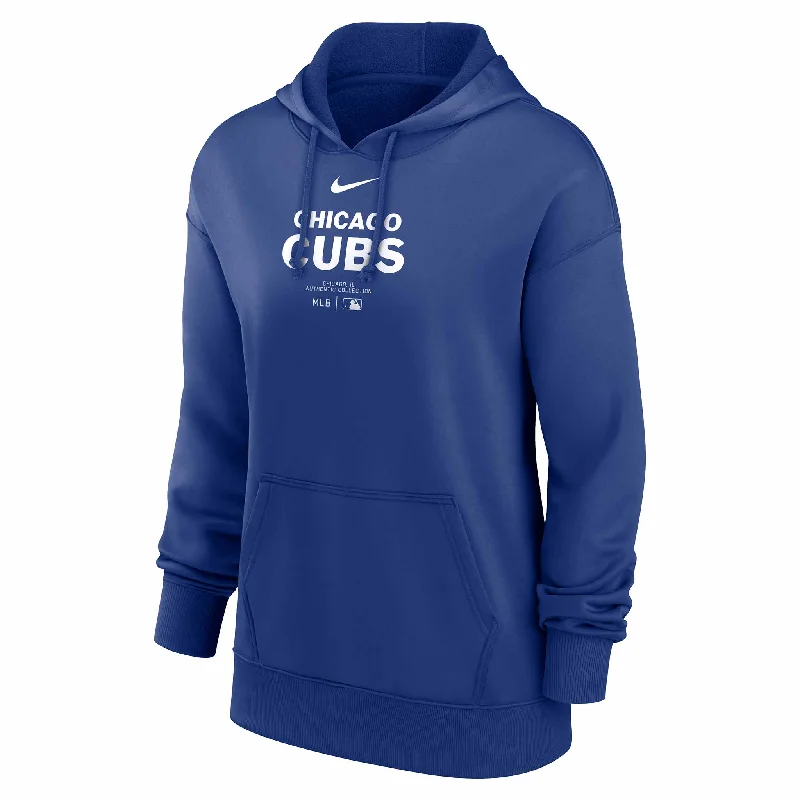 Chicago Cubs 2024 Nike Women's Authentic Collection Hoodie Dynamic Men's High