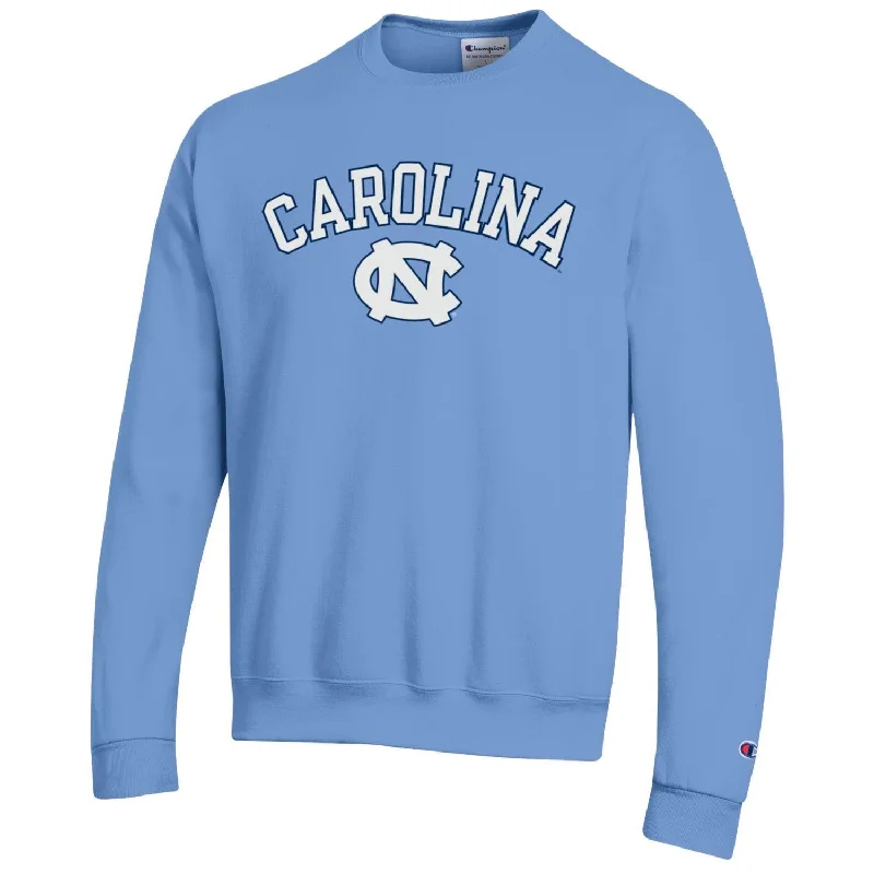 Carolina Blue UNC Basic Crewneck Sweatshirt by Champion Artistic Men's Avant