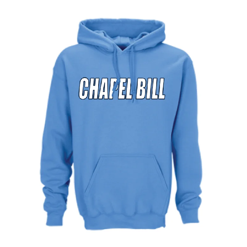 Carolina Blue Chapel Bill Adult Hoodie by Shrunken Head Refined Men's Classic 