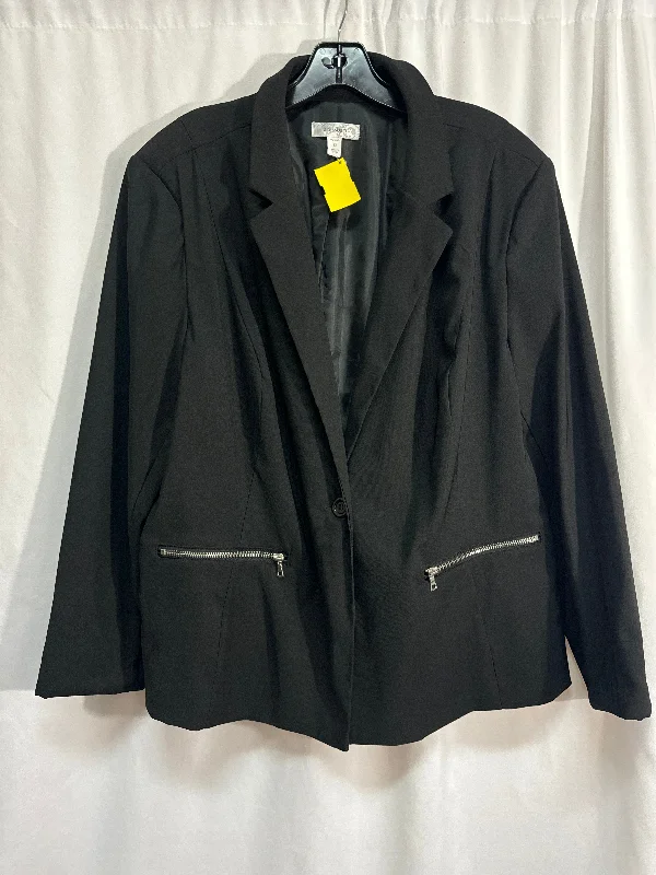 Blazer By Dressbarn In Black, Size: 2x Hip Men's Retro