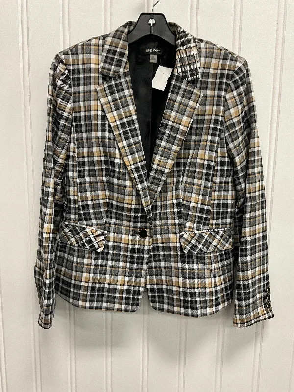 Blazer By Nine West In Plaid Pattern, Size: M Refined Men's Classic 