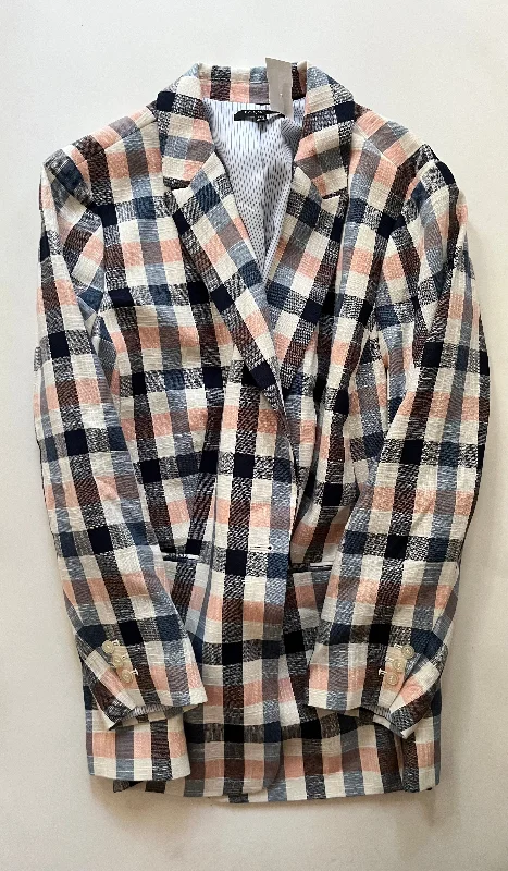 Blazer By Talbots In Plaid, Size: 3x Artistic Men's Avant