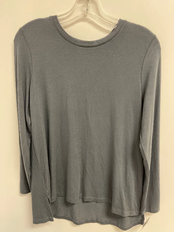 Top Long Sleeve Basic By Liverpool In Grey, Size: S Trendy Men's Scandinavian